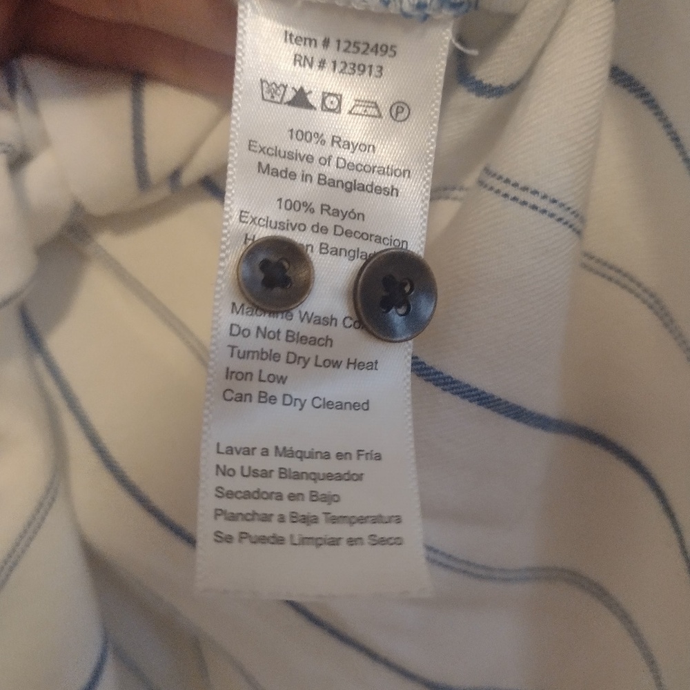 Pin Stripe Button Down - Picture 7 of 7